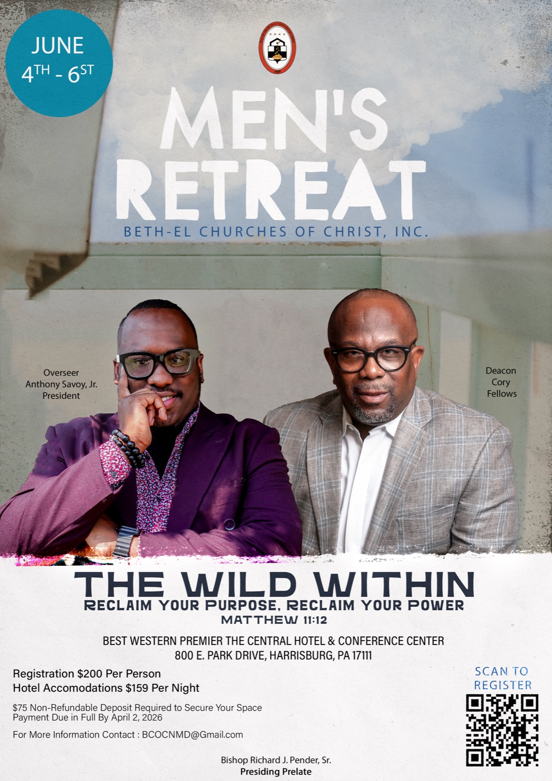National Men's Retreat 2026 artwork